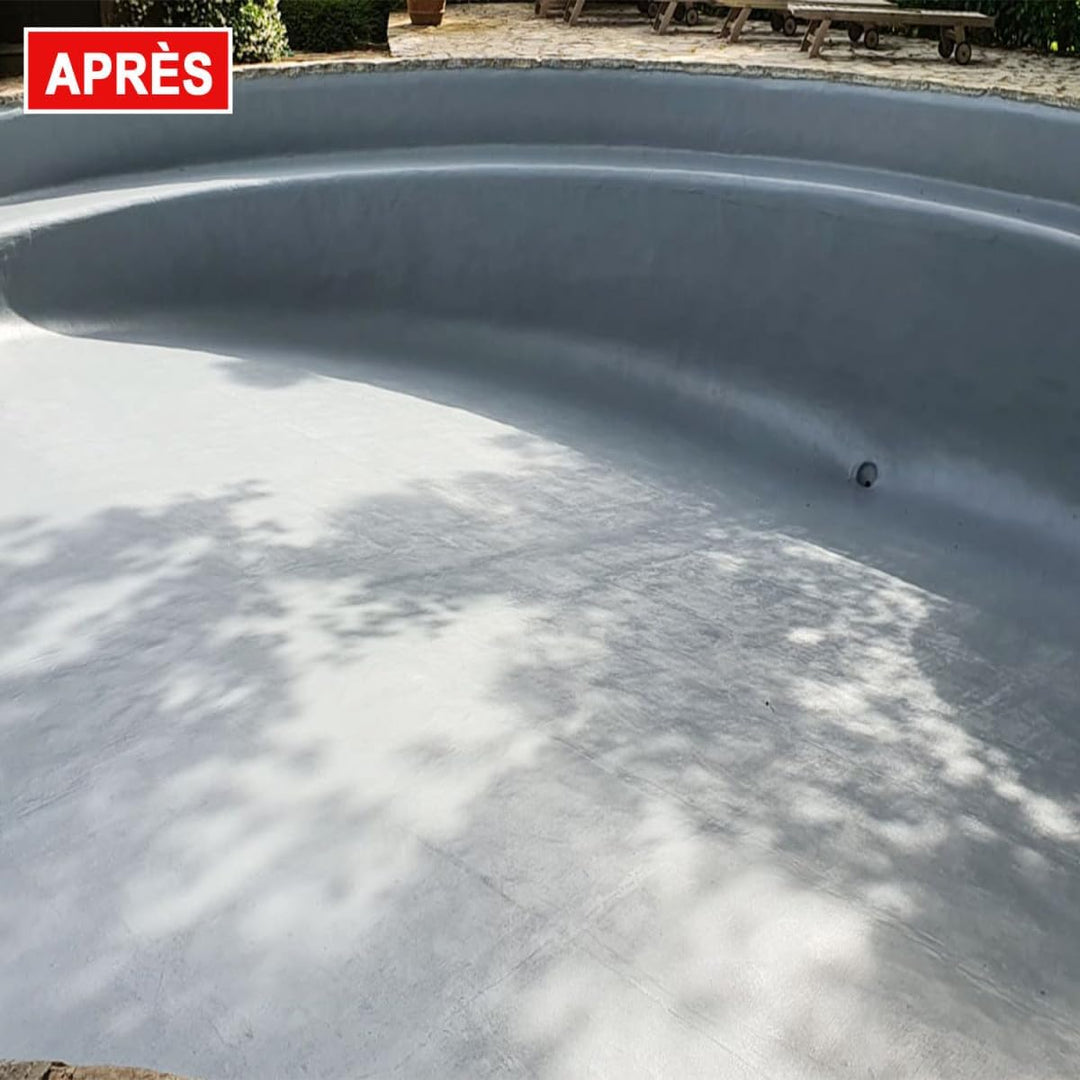 ARCANE INDUSTRIES Schwimmbadfarbe für Polyesterbecken, Beton - ARCAPOOL -175 RAL 7001 - Silbergrau -