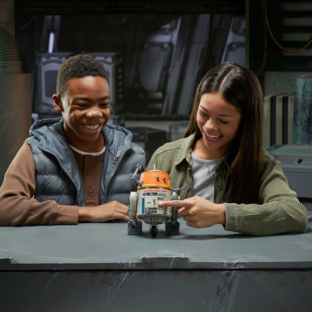 Star Wars Chatter Back Chopper, animatronisches Spielzeug für Kinder, 40+ Geräusch- und Bewegungskom