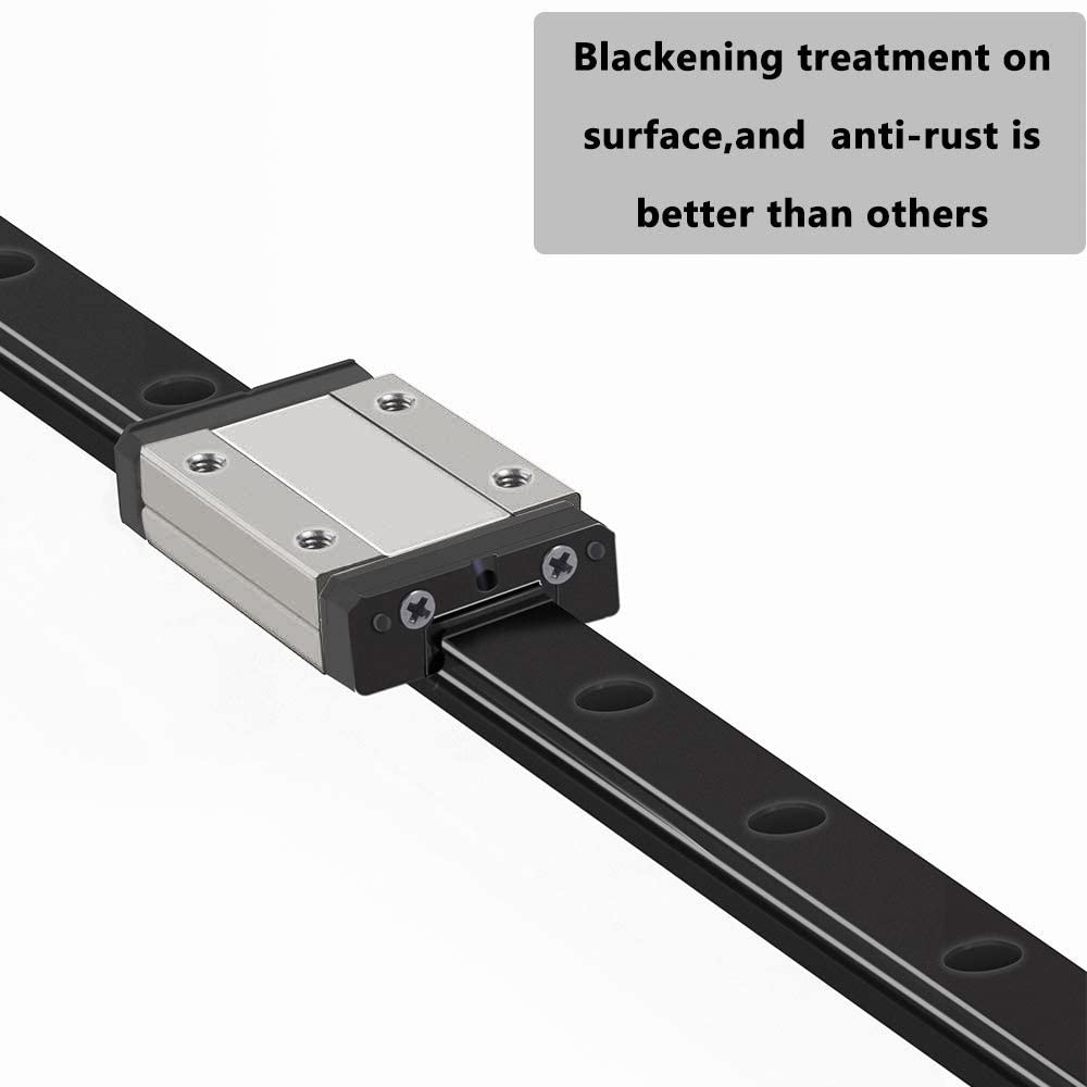 UniTak3D MGN12 Linear Guide Rail 350mm mit MGN12H Lagerstahlwagenblock für CoryXY DIY 3D-Drucker und
