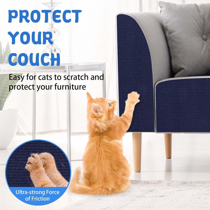 Kratzmatte Katze selbstklebend Kratzteppich Katze Wand Kratzbretter Sofa Kratzschutz Kratzmatte für