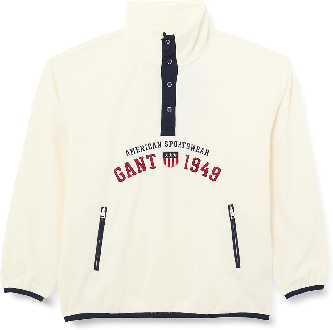 GANT Herren Pullover M Eggshell, M Eggshell