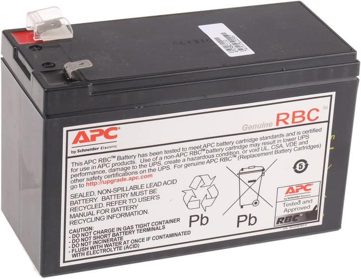 APC RBC17 - Ersatzbatterie für Unterbrechungsfreie Notstromversorgung (USV) von APC & APCRBC110 - Er