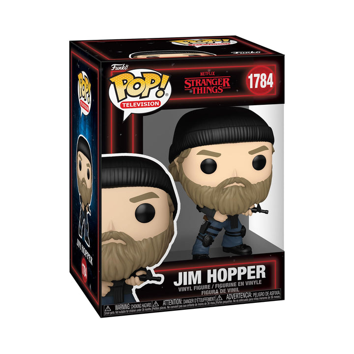 Funko POP! TV: Stranger Things Season 5 - Jim Hopper - Vinyl-Sammelfigur - Geschenkidee - Offizielle