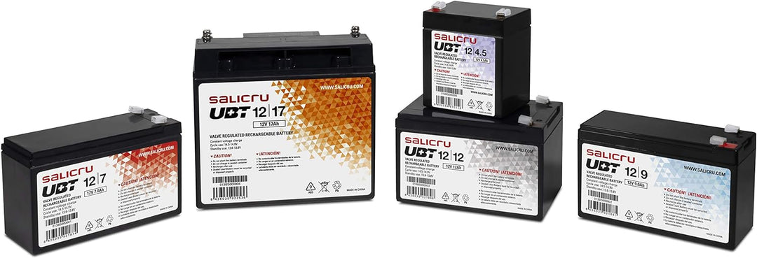 Salicru UBT 12Volt/9Ah - AGM Wiederaufladbare Batterie 013BS000002 UBT 12/9, UBT 12/9
