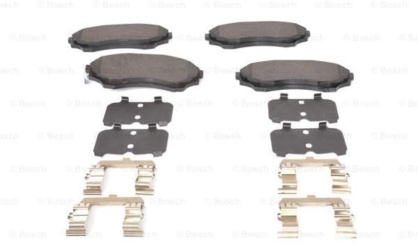 Bosch BP1213 Bremsbeläge - Vorderachse - ECE-R90 Zertifizierung - vier Bremsbeläge pro Set