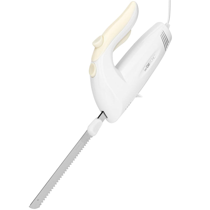 Clatronic Elektromesser, Messer, elektrisches Messer mit spülmaschinenfester spezialgezahnten Edelst
