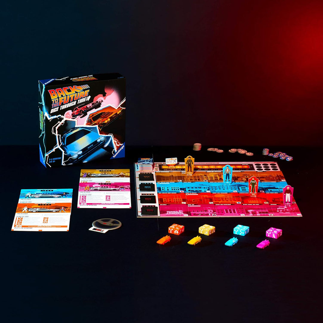 Ravensburger - Back to The Future Italienische Version - Strategisches Brettspiel, 2-4 Spieler, 10+