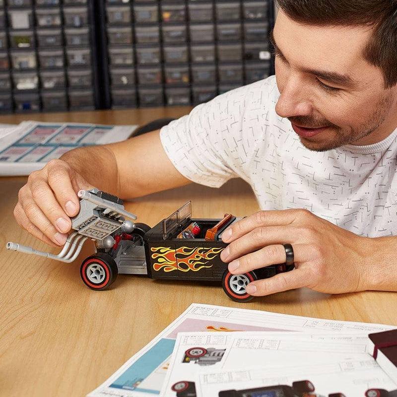 Mega Construx Hot Wheels Street Rodder-Bauset, Bauspielzeuge für Kinder