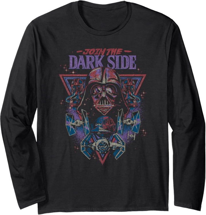 Star Wars Darth Vader Join The Dark Side Dark Portrait Langarmshirt
