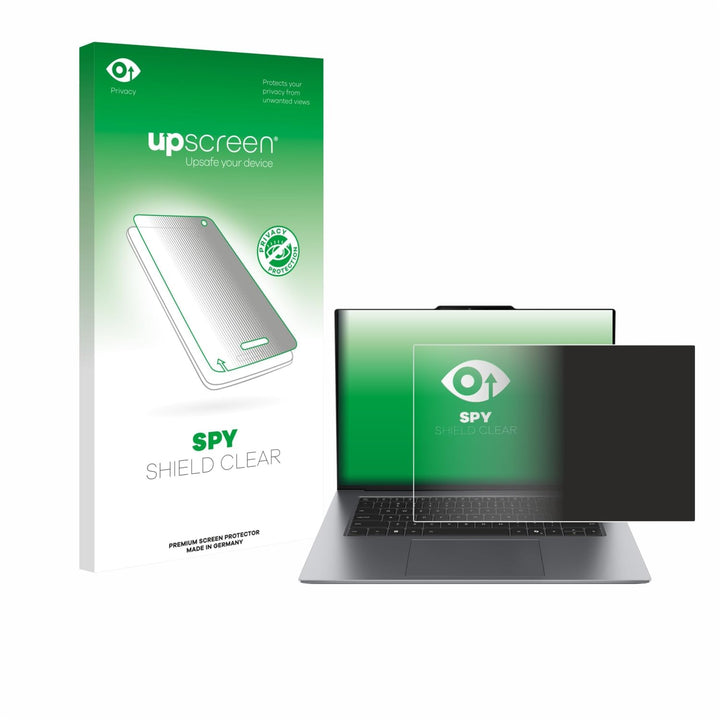 upscreen Anti-Spy Blickschutzfolie für Lenovo ThinkPad X9 15 G1 Made in Germany, Privacy Screen Disp