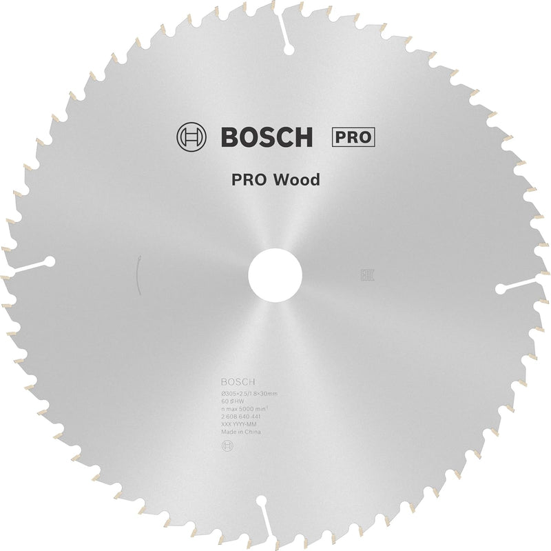 Bosch Accessories Bosch Professional 1x Kreissägeblatt Optiline Wood (Sägeblatt für Holz, Ø 305 x 30