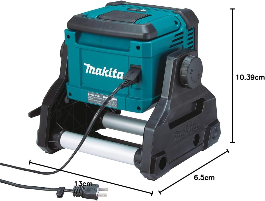 Makita DML811/1 110V / 14,4V / 18V Li-ion LXT Arbeitsleuchte - Batterien und Ladegerät nicht im Lief
