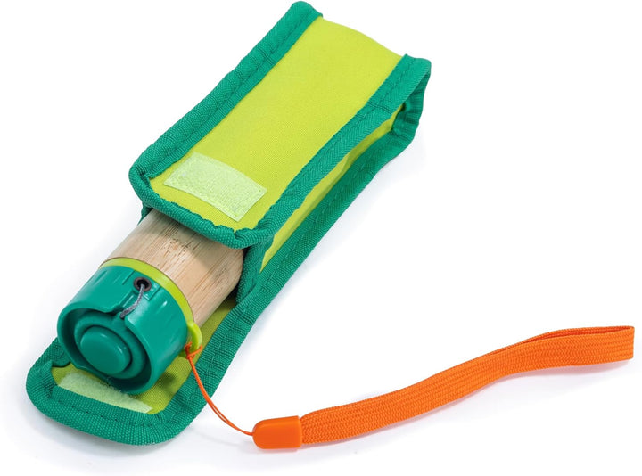 Hape Nature Fun Hand-Taschenlampe - zum Kurbeln aus Bambus und pflanzlichem Kunststoff, Nachhaltiges