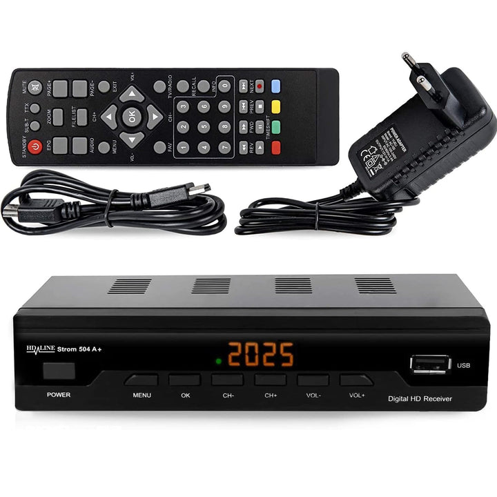 Strom 504 Decodeur TNT Terrestre - 1080P HD / DVB-T2 / H.264 / MPEG-4