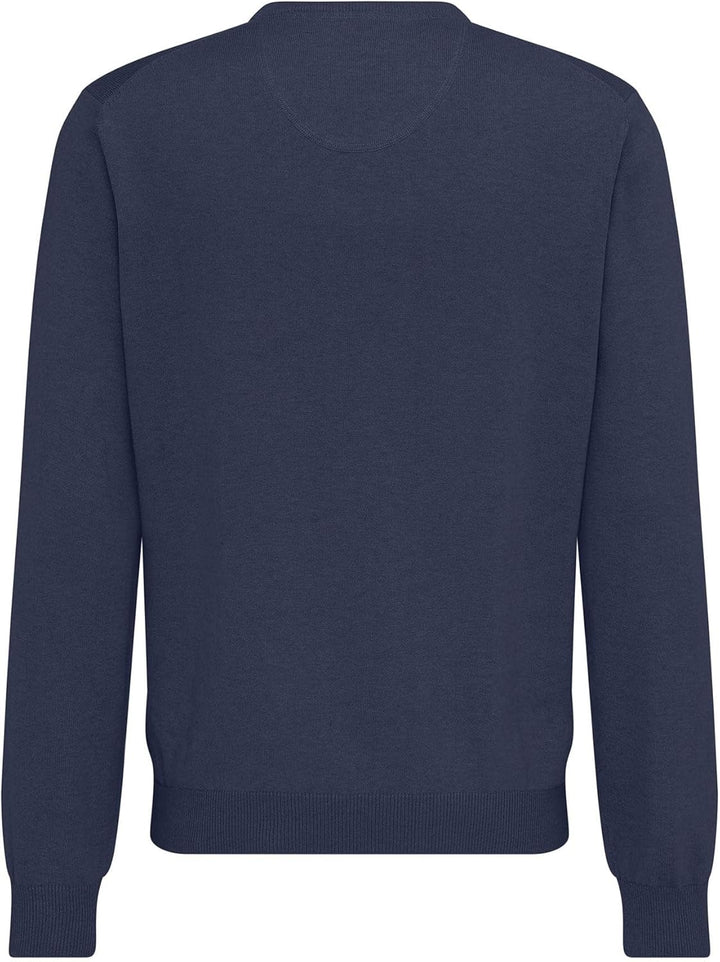 FYNCH-HATTON Herren, V-Neck Pullover S Blau (Navy 690), S Blau (Navy 690)