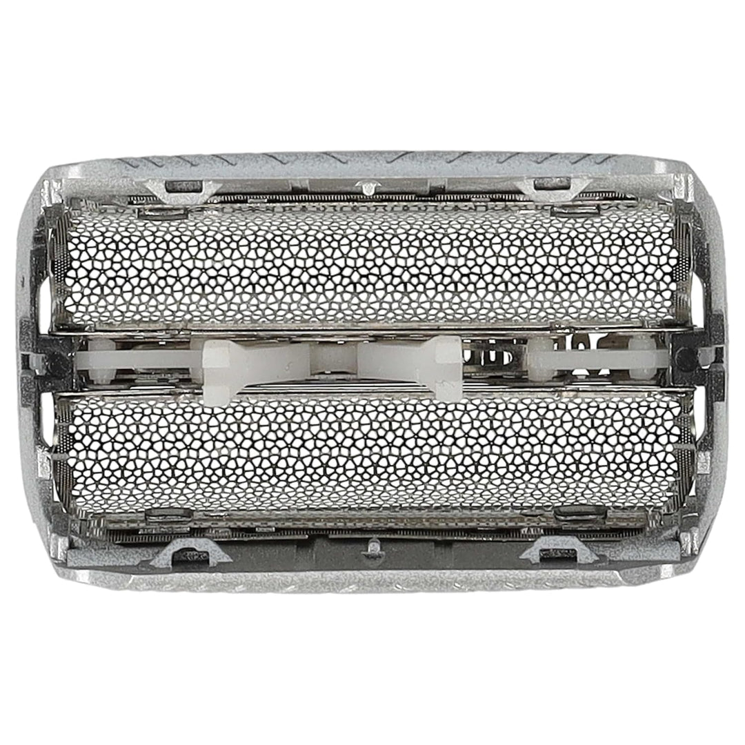 vhbw 2x Doppelscherfolie Ersatz für Braun 30B | 30B Mul, 30S für Elektrorasierer + Rahmen, silber