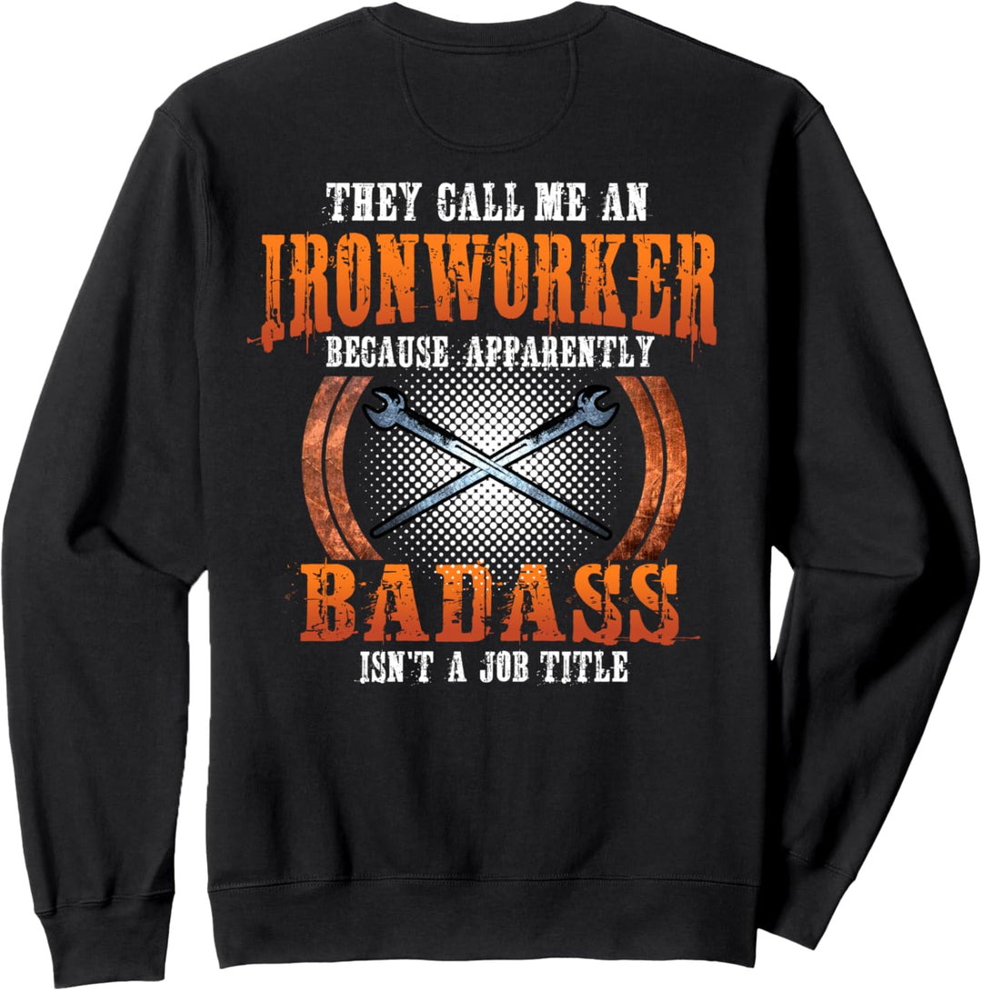 Ironworker Shirts Union Gift Design On Back Of Clothing Sweatshirt