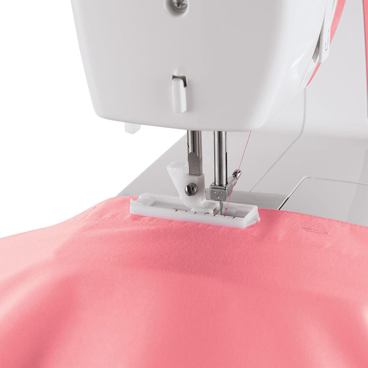 Singer Simple 3210 Freiarm-Nutzstich-Nähmaschine, weiss-rosa 30 X 40 X 17 Cm Weiss-rosa, 30 X 40 X 1