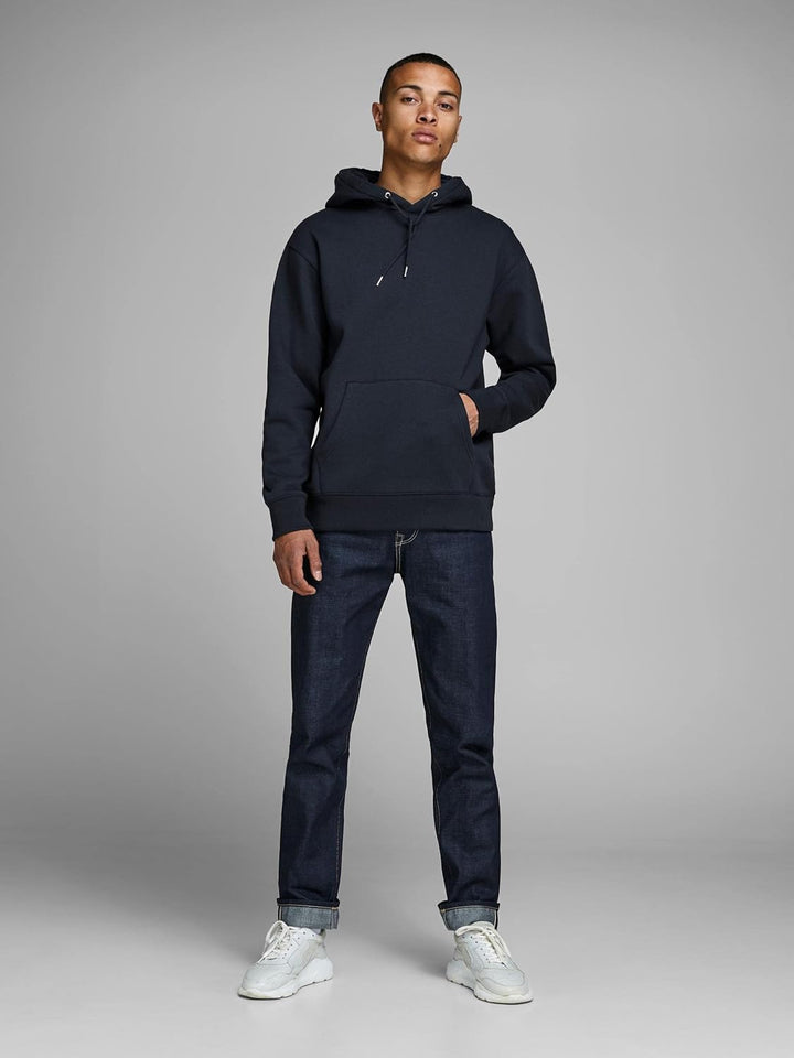 JACK & JONES Male Kapuzenpullover RDD Logo Kapuzenpullover L Blau (Navy Blazer/Reg), L Blau (Navy Bl