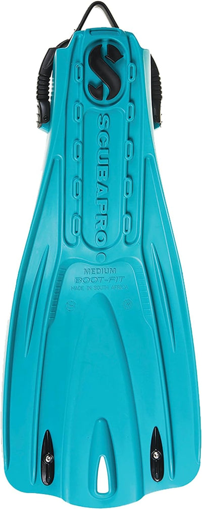 SCUBAPRO GO Sport Geräteflosse Fersenbandflosse Türkis/Ausflug, einfarbig (Getaway Solids) S, Türkis