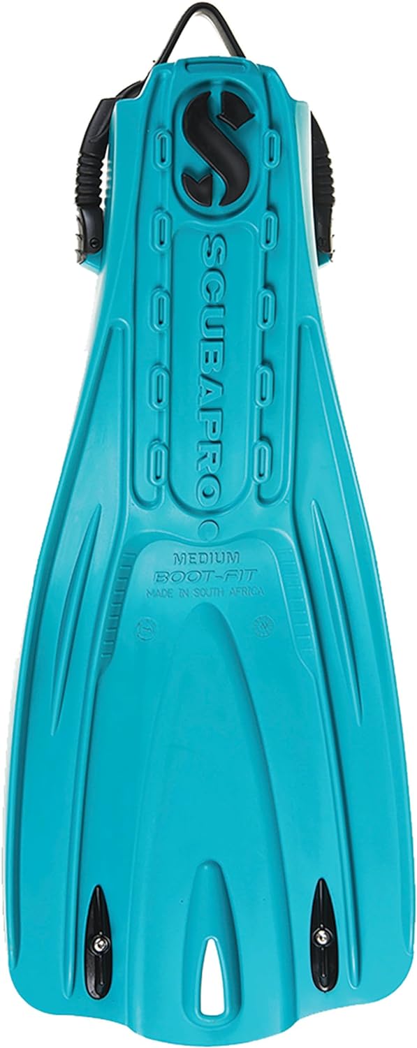 SCUBAPRO GO Sport Geräteflosse Fersenbandflosse Türkis/Ausflug, einfarbig (Getaway Solids) L, Türkis