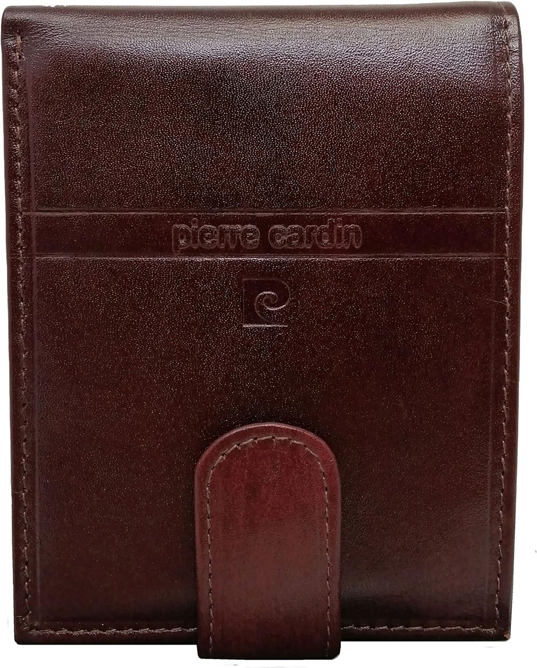 Pierre Cardin Geldbörse für Herren, echtes Leder, Slim, Herren, kleines dünnes Rfid, Geschenk, Brief