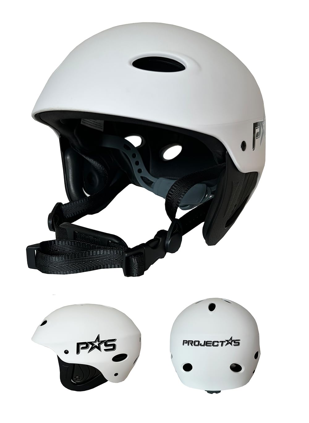 Concept X Kite + Surf Helm CX Pro Wassersporthelm in Carbon, Weiss, Schwarz, grün oder blau Weiss L,
