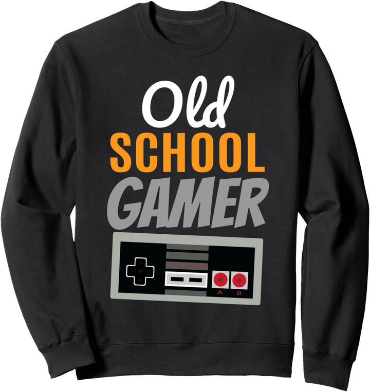 Retro Nerdy Geeky Old School Gamer 80er 90er eSport Arcade Sweatshirt
