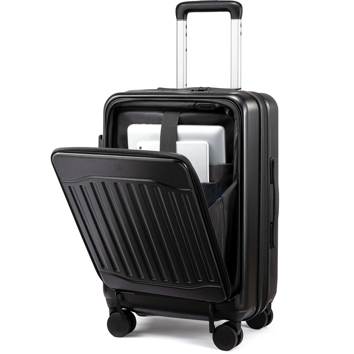 LOVEVOOK Handgepäck Koffer mit TSA, 100% PC Rollkoffer Reisekoffer Hartschalen, Klein Cabin Suitcase