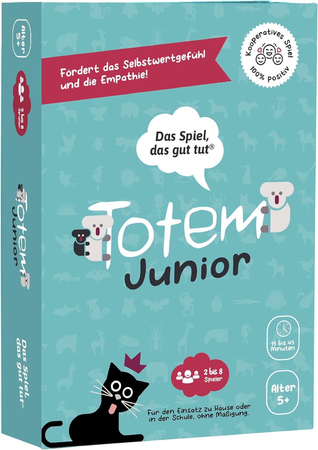 Totem Junior Kartenspiel für Kinder – Therapiespiel ab 5 Jahren für Selbstbewusstsein & Empathie, Fa