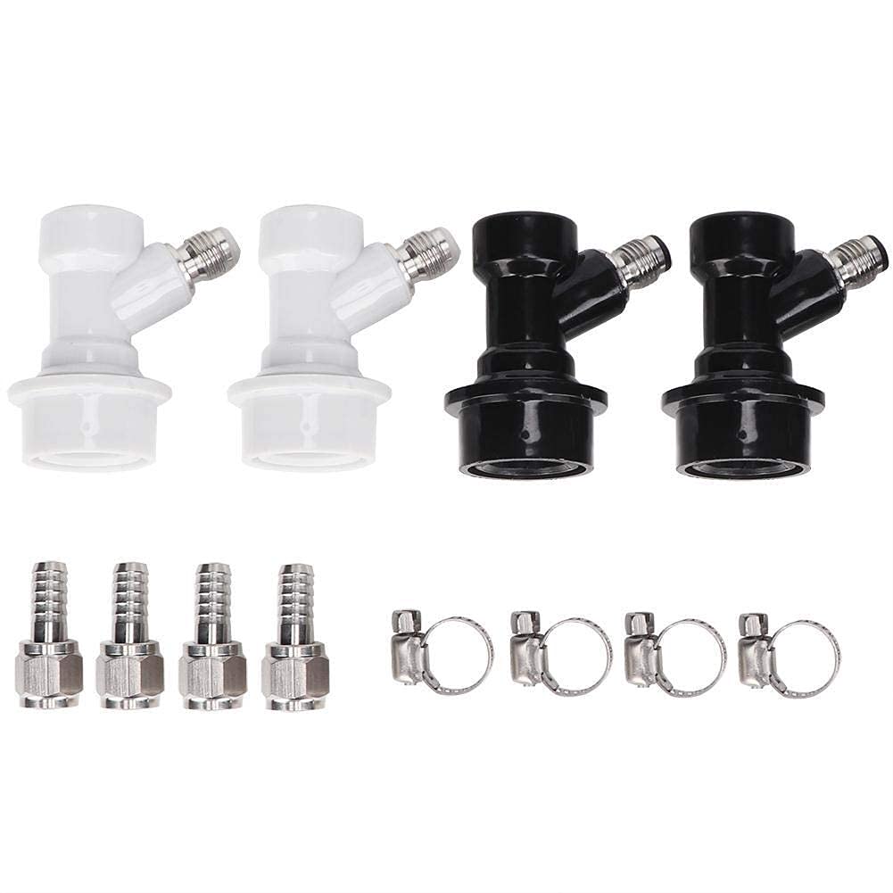 Keg Anschluss Plastic Ball Lock, MAGT 4PCS-Ball-Lock-Anschluss Keg-Armatur Wein Bier Making Home Bre
