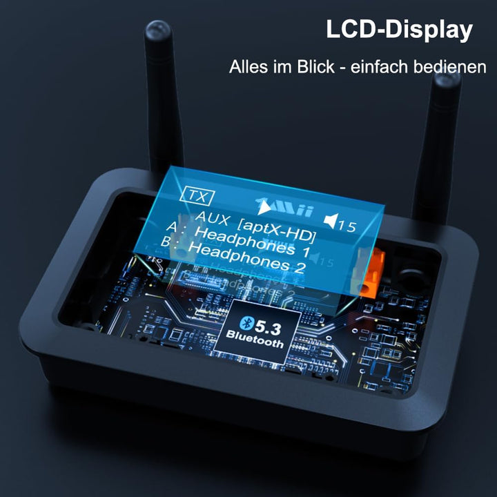 1Mii B03 Bluetooth Sender Empfänger 3 in 1 Adapter für TV… Large-5, Large-5