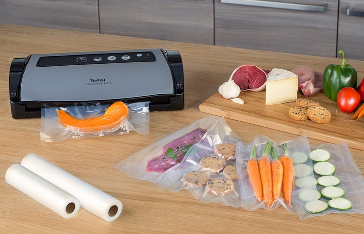Tefal Folienschweissgerät Plus – verpackungsfirmen, 130 W Leistung, Inox, grau