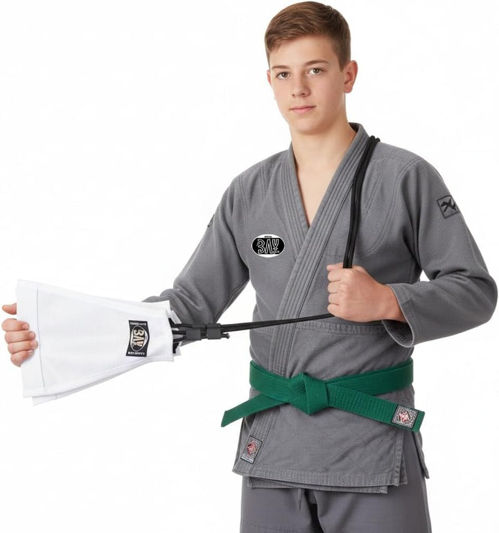 BAY weiss Judo Uchi Komi Trainings-Set Zugübungen Griffkraft Zugübungen Ju Jutsu, MMA Wurftraining J