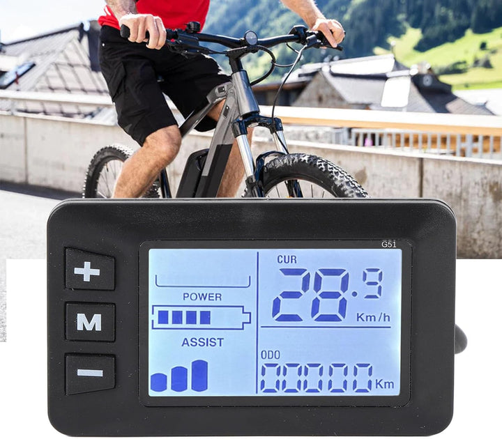 Elektrofahrrad -LCD -Display, E -Scooter -Display -Messgerät -Bedienfeld -Bildschirm Fahrrad Tachome