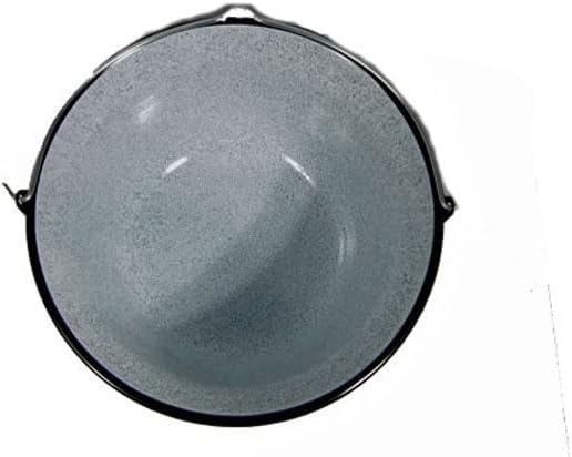 Set Gulaschkessel Emaille 6 Liter Gulaschtopf + Deckel + GRATIS Schöpflöffel Hordentopf
