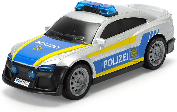 Dickie Toys SOS Rettungsstation mit Polizei, Feuerwehr und Krankenwagen, Station mit Licht & Sound,