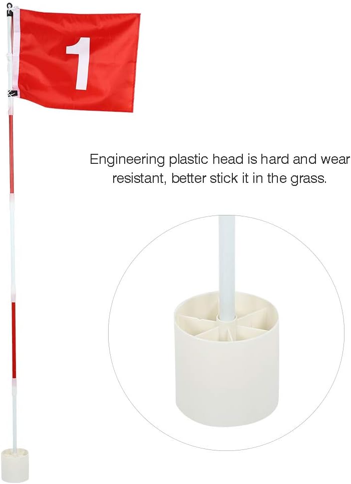 Mini Golf Fahnenstangen, Miniatur Golfflaggenstab Zum Üben Von Puttingen Flaggen Hof Golfnadel Lochb