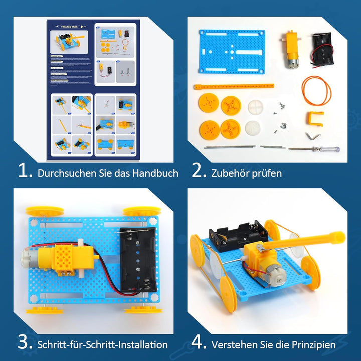 Experimente für Kinder ab 8 9 10 11 12 13 14, Elektronik Baukasten, Experimentierkasten, Elektro Bau