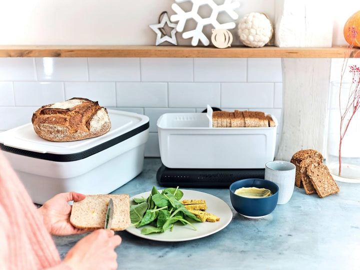 Tupperware BreadSmart Junior – Innovativer Brotkasten hält Backwaren länger frisch – Küchenaufbewahr