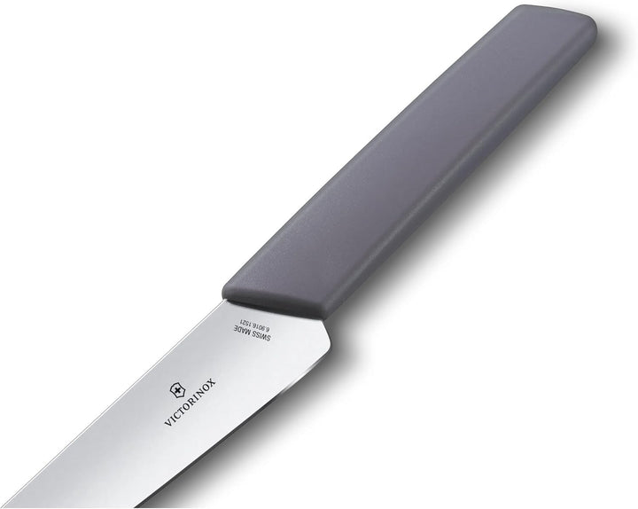Victorinox Swiss Modern, Profi Officemesser, Extra Scharfe Klinge, gerader Schliff, 15 cm, Kunststof