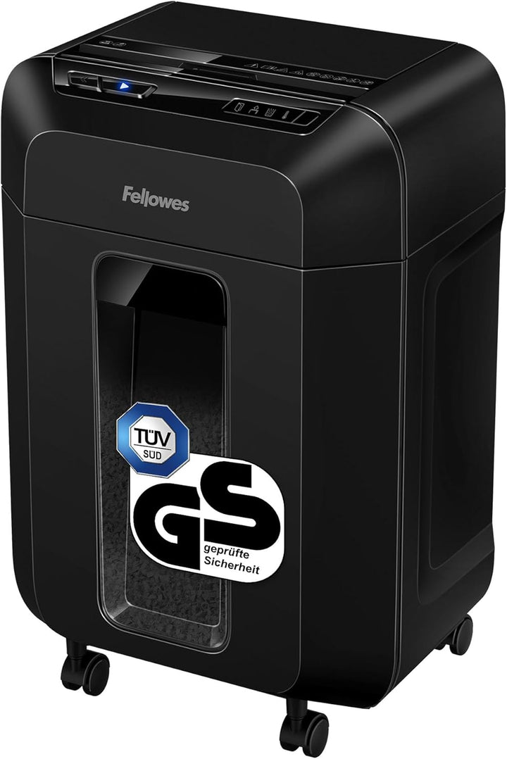 Fellowes Autofeed Aktenvernichter, AutoMax 90M, Minicut (P4), Papierschredder für Büro, Schredder, m