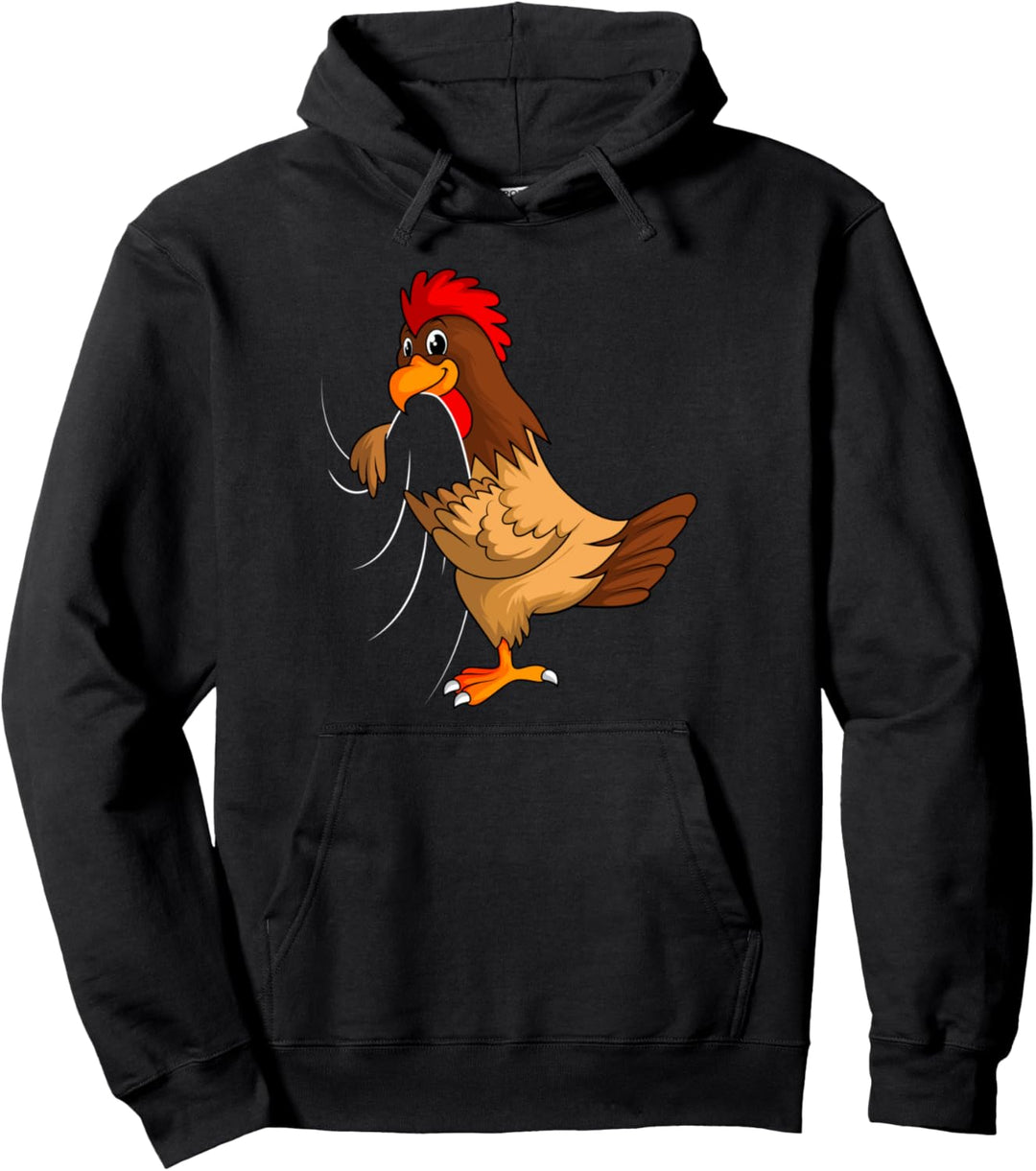 Hühner Landwirt Huhn Kinder Jungen Mädchen Damen Pullover Hoodie