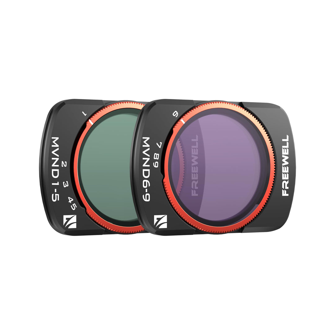 Freewell VND Filter 2er-Pack Variable ND (Mist Edition) 1-5 Stop, 6-9 Stop für Osmo Pocket 3 – Belic