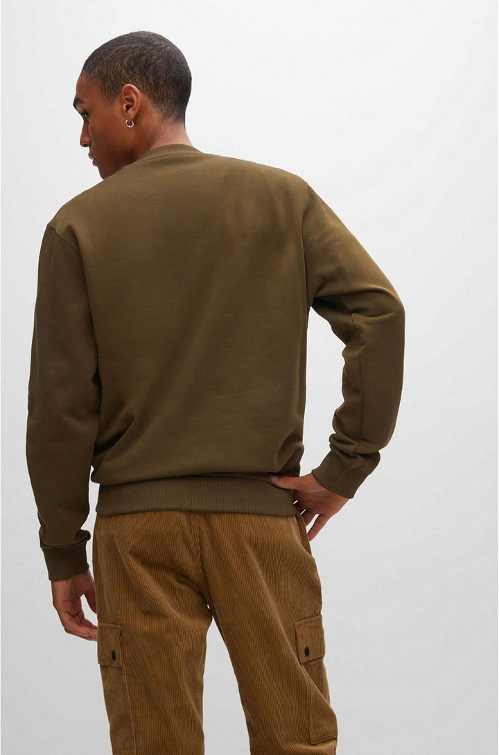 HUGO Herren Delery Sweatshirt XS Dark Green303, S