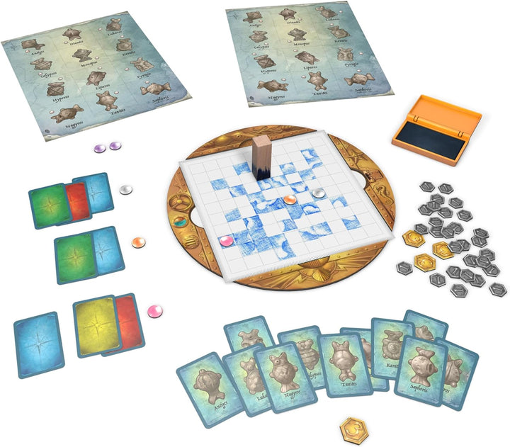 Zoch 601105174 - Die Perlen des Poseidon (Brettspiel) - spannendes Familienspiel ab 8 Jahre für 2-4