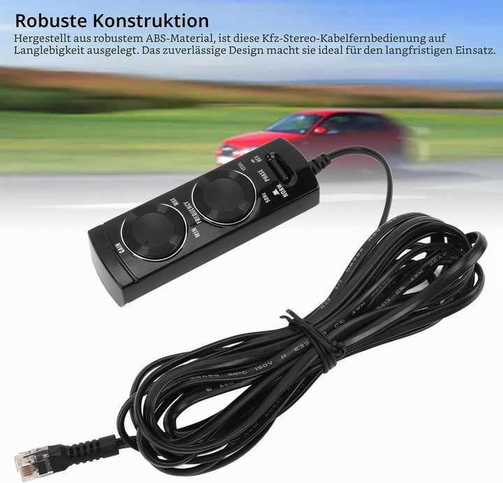 Ultradünne Subwoofer-Lautsprecherkabelsteuerung für TS WX110A, TS WX120A Autoradio mit Frequenzsteue