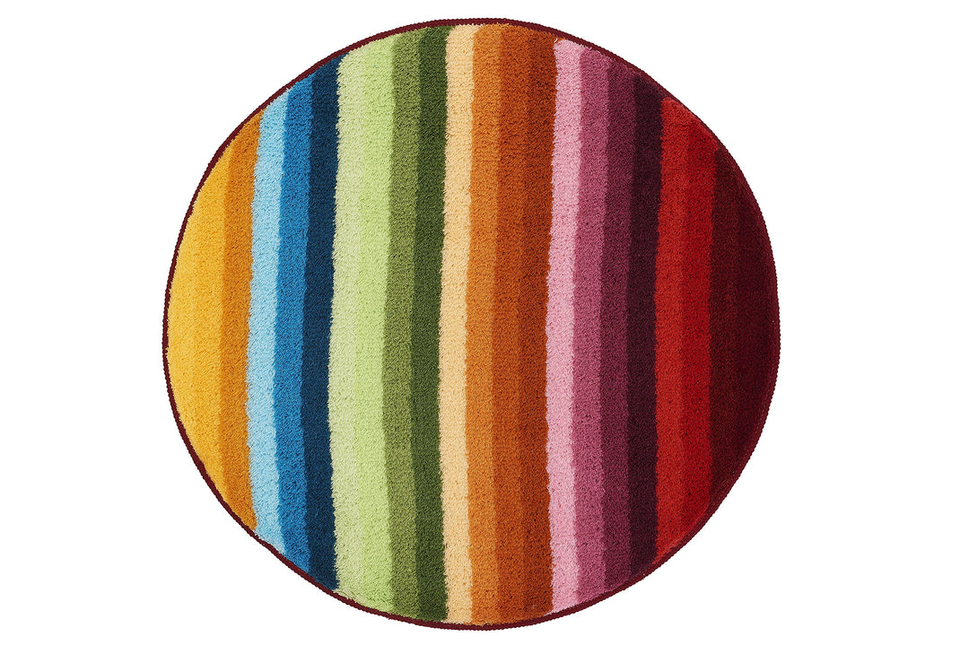 Meusch 2867148518 Badteppich Funky, 80 cm rund, multicolor 80 cm Bunt, 80 cm Bunt