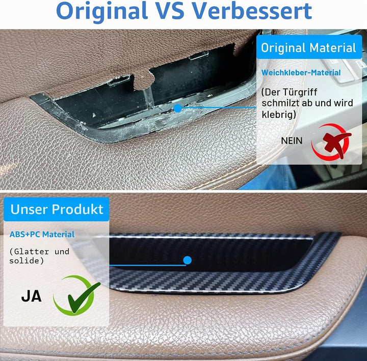 Türgriffabdeckung kompatibel mit bmw X3 F25 Türgriff Innen 2010-2016 Türgriff Links für X4 F26 2014-