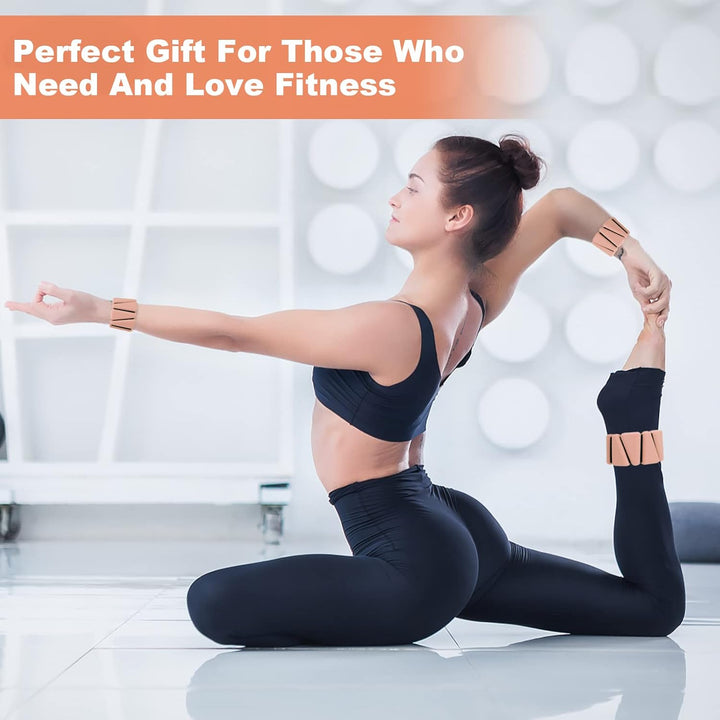 Handgelenkgewichte 2er Set, verstellbare Silikon-Workout-Gewichte für Frauen und Männer, tragbare Kn